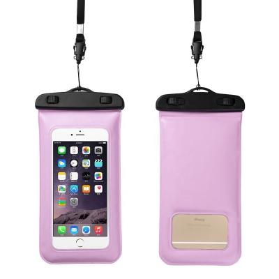 China Colorful Universal Waterproof Bag Pouch Mobile Cell Phone PVC Cover PVC Cover Waterproof Phone Carrying Case For iPhone for sale