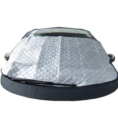 China Protect Front Shade Universal Fit Size Car Windshield Silver Car Windshield Snow Cover for sale