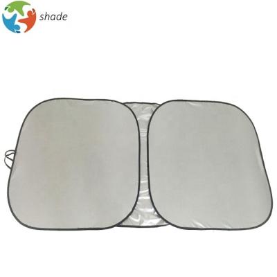 China Eco-Friendly Customized Cheap Square Car Shape Car Sun Shade Car Square Folding Windshield Sun Shade for sale