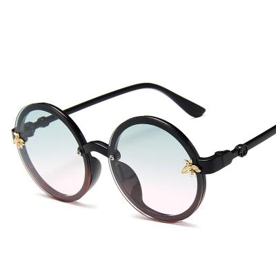 China Fashion sunglasses shape new style small round children's sunglasses children's design cute bees Sunglass glasses for sale