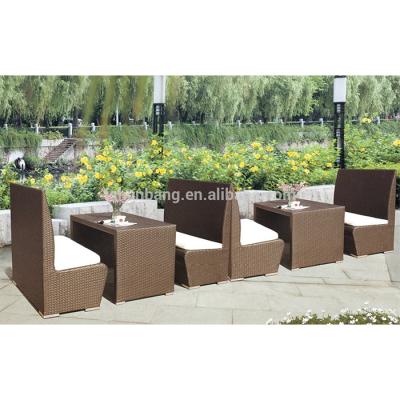 China 2016 Modern Outdoor New Resin Wicker Table And Chair For Cafe for sale