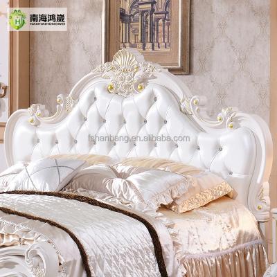 China Modern Al Style European Furniture Set Queen Size Bed Designs King Size Bed For Sale for sale