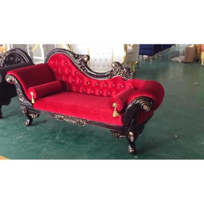 China French Bedroom Chaise Lounge of large elegant luxury antique for sale