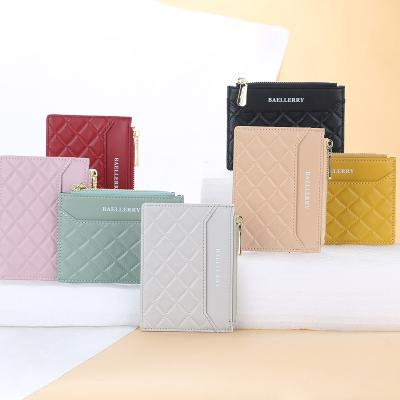 China Anti-theft Leather Multi-slots Cheapest Powerful PU Coin Purse Small Small For Girls for sale