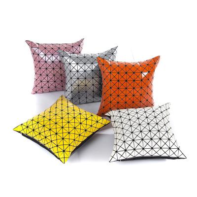 China Wholesale Viable Decorative Custom Throw Diamond Plastic Pillow Case for sale