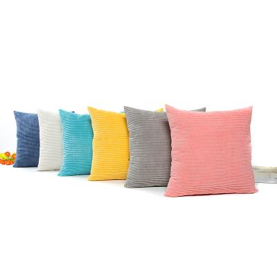 China Viable Sustainable Wholesale Corn Decorative Throw Soft White Pillow Case for sale