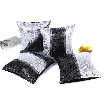 China Sustainable Wholesale Decorative Custom Jacquard Cushion Cover For Chairs for sale