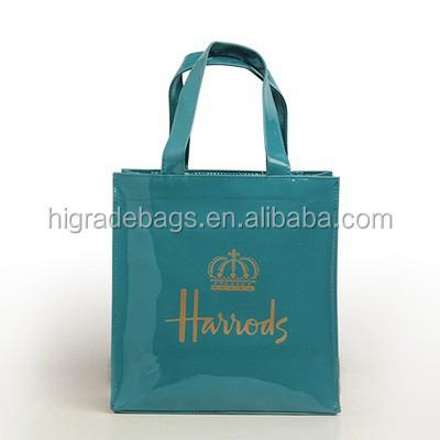 China PVC Handled Handled Plastic Shopping Bag for sale