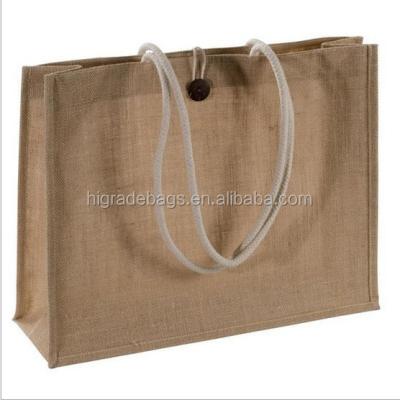 China Wholesale Reusable Handled Storage Jute Shopping Bag Handled for sale