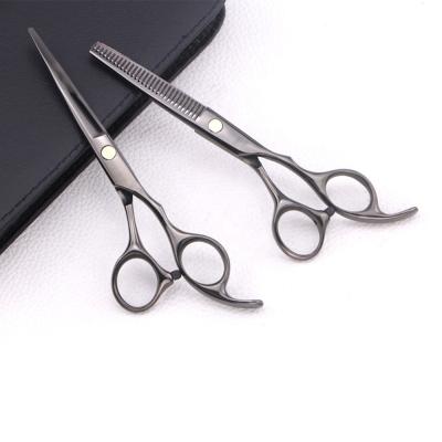 China 5.5 Inch Handmade Japanese Steel Gold Private Label Scissors Cosmetic Thinning Hair Cutting Shears For Hairdresser for sale