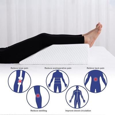 China Antistatic Washable And Removable Memory Foam Leg Elevation Leg And Back Support For Adults for sale