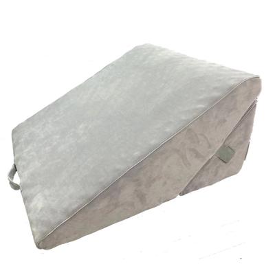 China Anti-Static Comfortable Home Triangle Memory Foam Wedge Pillow Reading Back Support Pillow for sale