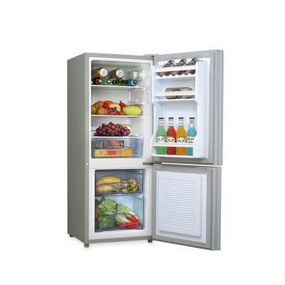 China BCD-122B 122L COMPRESSOR wholesales home appliance double door refrigerators fridge freezer eletronic manufacturers for sale