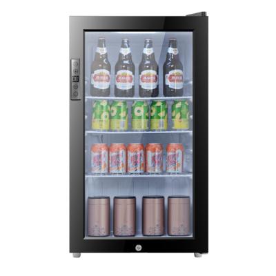 China COMPRESSOR 110L 85w mini drink cooler single door refrigerator for home for sale