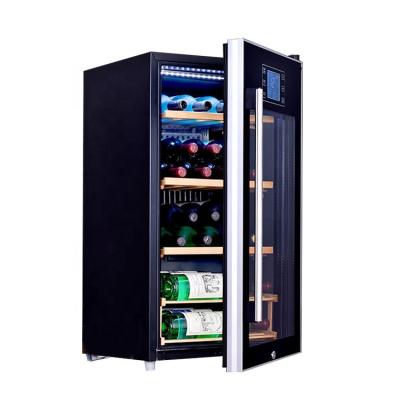 China 50/75/90/110L Hotel Wine Fridge Freestanding Wine Fridge Electric Cooler Cooler Refrigerator for sale