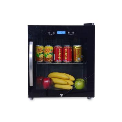 China 50L COMPRESSOR Single Door Portable Mini Bar Hotel Small Fridge Fridge for sale