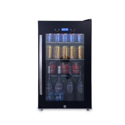 China 75L COMPRESSOR Low Power Consumption 2 In 1 Redbull Mini Wine Fridge Bar Fridge for sale