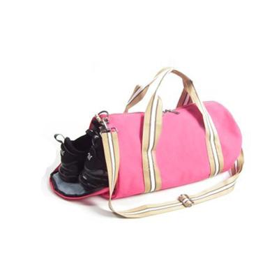 China Fashion OEM Colorful Custom Canvas Duffel Bag Large Capacity Fitness Bag Traveling Running Hand Zipper for sale