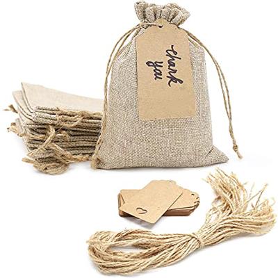 China Wholesale Kids Candy Use Household Small Tea Factory Party Gifts Packaging Drawstring Burlap Bags Pouch for sale