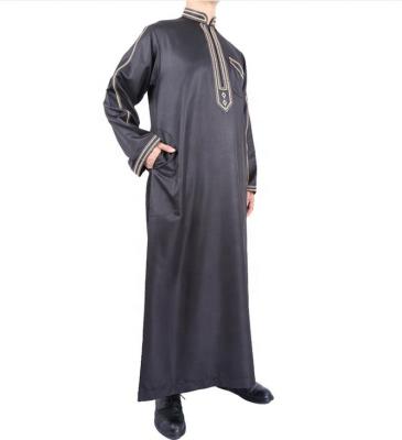 China Tejido elastano de poliéster viscoso para el vestido musulmán para bebés 2021 Abaya Dubai en venta