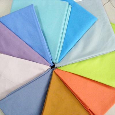 China Supply Polyester/Cotton 100% Cotton Woven Plain Poplin Twill Workwear Fabric for sale