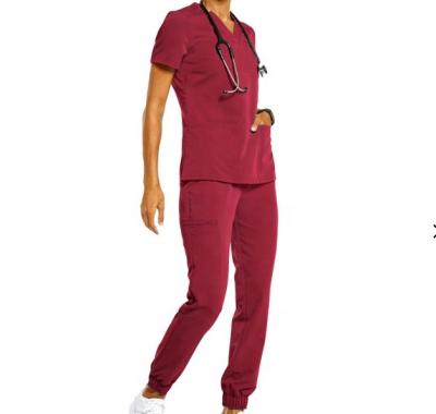 China TWILL Muster Polyester/Rayon Spandex Krankenschwester Medizinische Scrubs Stoff für Krankenhausuniform zu verkaufen