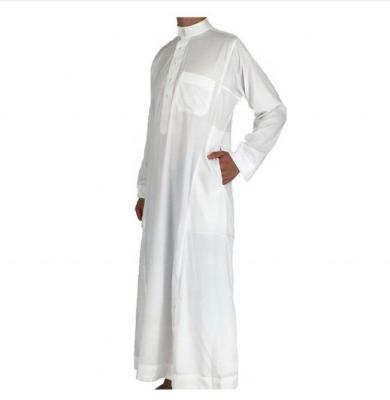 China Kartierter TR 80/20 Polyester/Viskose islamischer muslimischer Toyobo Stoff für den saudiarabischen Thobe zu verkaufen