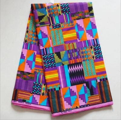 China 100% Cotton REAL WAX African Ankara Fabrics with Carded Yarn Type and BATIK Pattern for sale