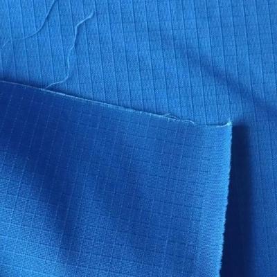 China Arbeitsausrüstung Gewebter Ring Spun Poly Baumwolle Rib Stop mit Spandex Stoff in kundenspezifischer Farbe zu verkaufen