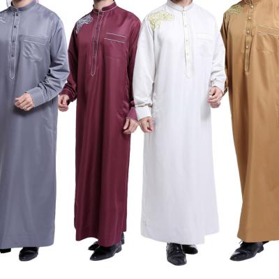 China Men's Islamic Dress Thobe Fabric Woven Abaya Fabric for Eastern Robe and Somali Baati for sale