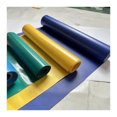 China 150GSM 100% Polyester Twill Tarpaulin Waterproof High Visibility Poly Woven Fabric for sale