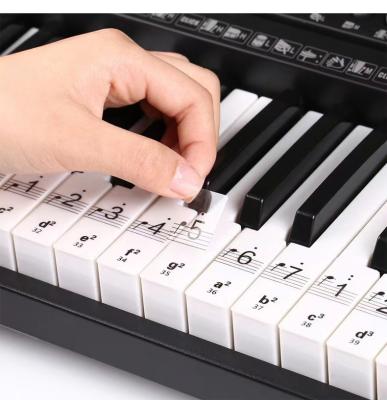 China Keyboard Piano GIDOO MUSIC Musical Instrument Piano Keyboard Stickers for sale