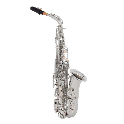 China Wind instruments china made eb master sliver lacquer Alto Saxophone wholesale SP-SAS for sale