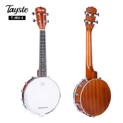 China Wholesale Small Size Remo 23 Inch Tayste Drumhead Instruments 4 Strings Banjo For Kids Made In China for sale