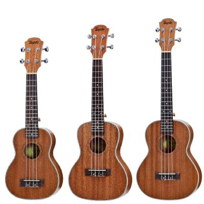 China Wholesale Wooden 21inch Sapele Ukulele Manufacturers China 26inch All Sapele Concert Ukulele 24inch for sale