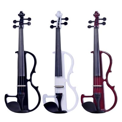 China High Quality Maple China Factory Outlet Musical Instrument Beginner Electric Violin 4/4 for sale