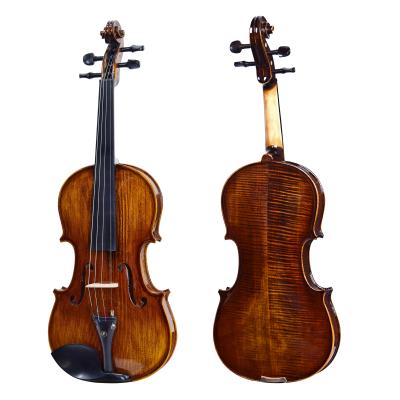 China Solid Spruce Freestanding Violin Case All Solid Violin Professional 4/4 for sale