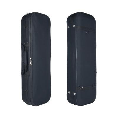 China High quality violin china made professional 4/4 square violin case with thermometer for sale for sale