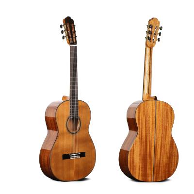 China Firm Wholesale Custom A+solid Cedar Chinese Classical Guitar for sale