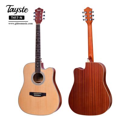 China wholesale cheap price flawless 41inch top acoustic guitar for beginner from china guitar factory for sale