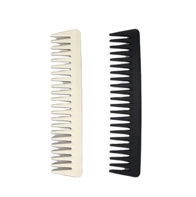 China Plastic Wide Tooth Comb Modeling Black And White Oil Comb Knife Comb Big Manufacturer Wholesale for sale