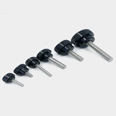 China Round Round Head Bolt Knob Thumb Screw Head Thumb Screws With Steel for sale