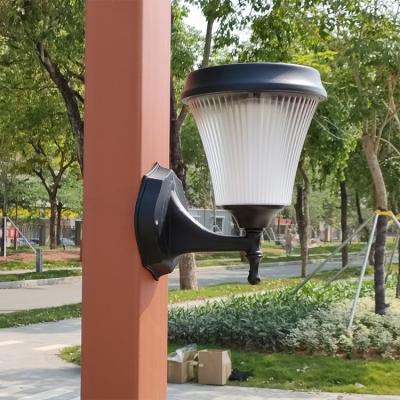 China LANDSCAPE 200Lm 3CCT Adjustable Solar Post Light Solar LED Garden Wall Light For Pathway Country Yard Balcony for sale