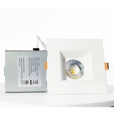 China Modern high quality commercial recessed die cast anti-glare LED downlight 8 watt 12w 15w square led cob downlight for sale