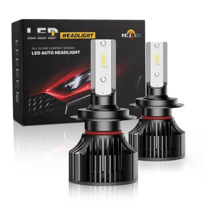 China Aluminum high lumen led kits 6000k, 12000 LM 9004 9005 H1 H4 H7 H11 led headlight bulb, car led headlight bulb for sale