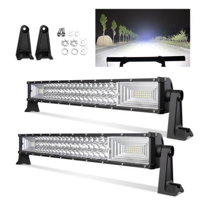 China 6063 Aviation UTV Wholesale OEM Off Road Aluminum High Power 240W 324W ATV Led Bar, Super Slim Single Row 6D 4x4 Car Led Light Bars for sale