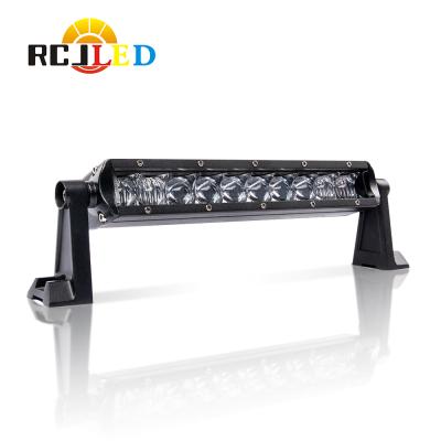 China Aviation 6063 RCJ Aluminum Screwless Led Off Road Off Road Light IP68 IP69K 10inch 50W 4x4 Truck Led Light Bar for sale