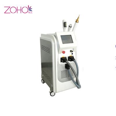 China Multifunctional Hair Removal Salon Use IPL YAG LaserTattoo Freckle Removal 3 in 1 SHR OPT E Light Device for sale