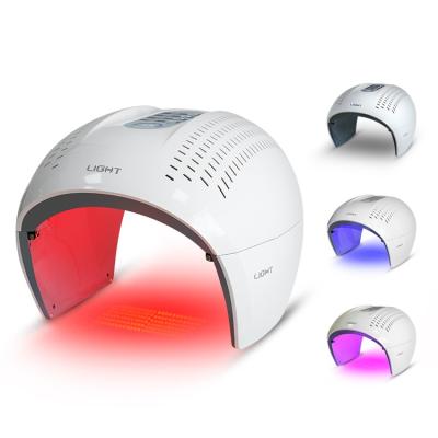 China Skin Tightening Facial Facial PDT LED Light Therapy 7 Color LED Neck Machine for sale