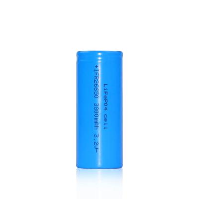 China Light Weight IFR26550 LiFePO4 Battery Cells 3.2V 3800mAh 3C 12.16Wh Energy for sale